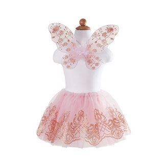 Great Pretenders Rose Gold Tutu & Wings Set Size 4-6