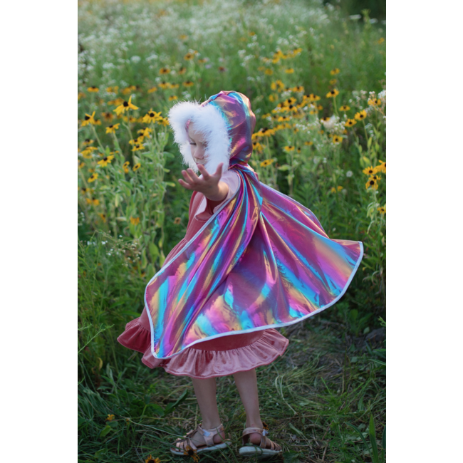 Great Pretenders Rainbow Princess Cape Size 4-6
