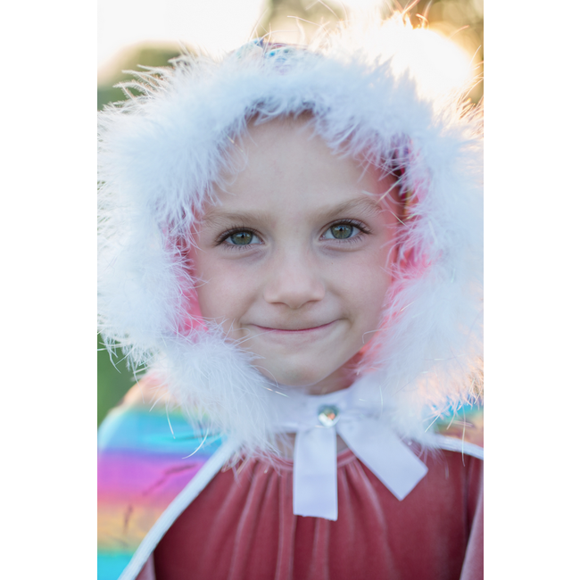 Great Pretenders Rainbow Princess Cape Size 4-6