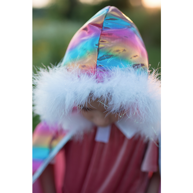 Great Pretenders Rainbow Princess Cape Size 4-6