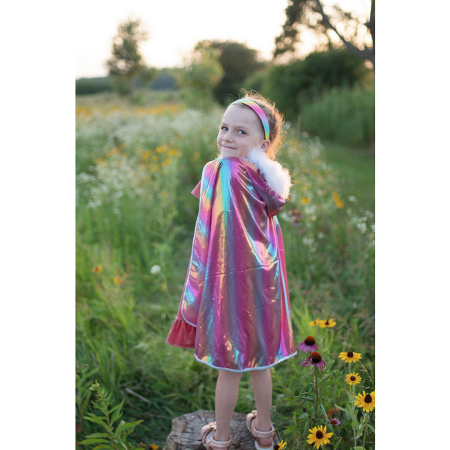 Great Pretenders Rainbow Princess Cape Size 4-6
