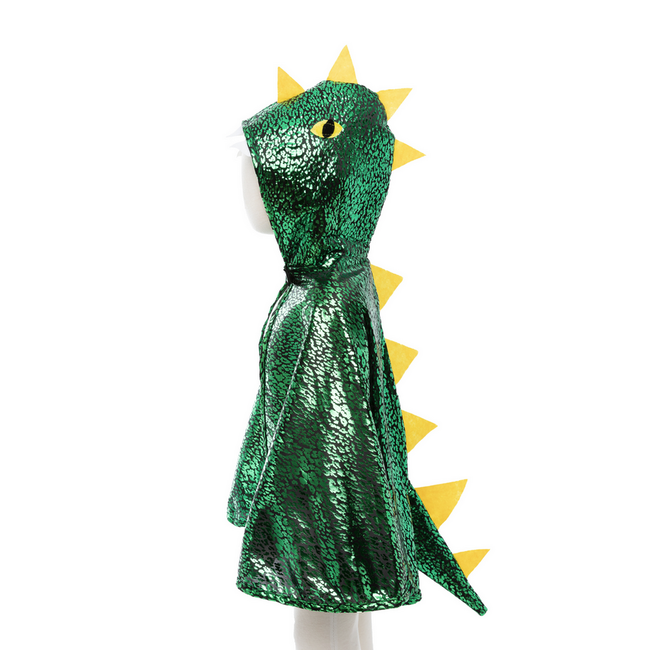 Great Pretenders Dragon Toddler Cape Green/Matallic Size 2-3