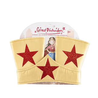 Great Pretenders Superhero Girl Headband & Arm Cuffs 3pcs