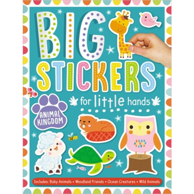 Fire the Imagination Big Stickers for Little Hands - Animal Kingdom (Teal)