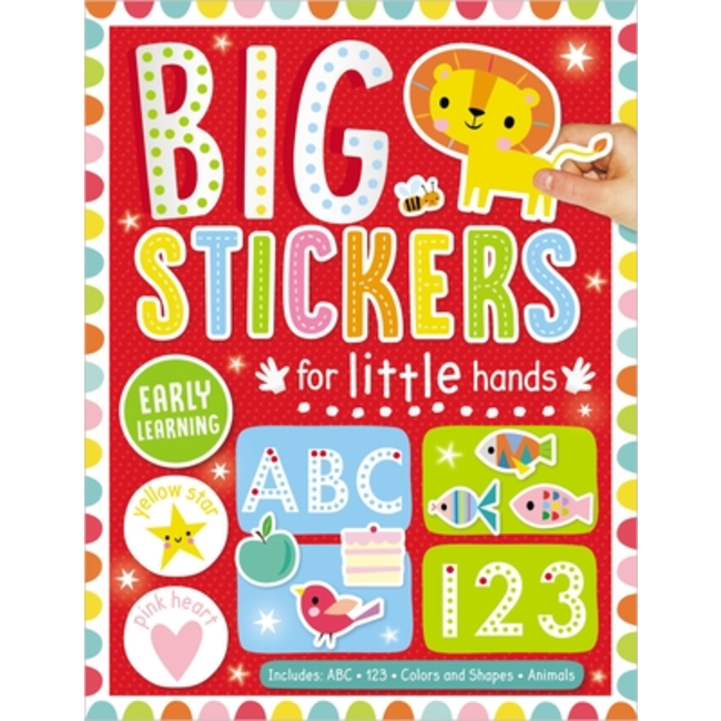 Fire the Imagination Big Stickers for Little Hands - Early Learning (Red)