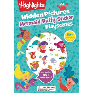 Hidden Picture - Mermaid Puffy Sticker Playscenes