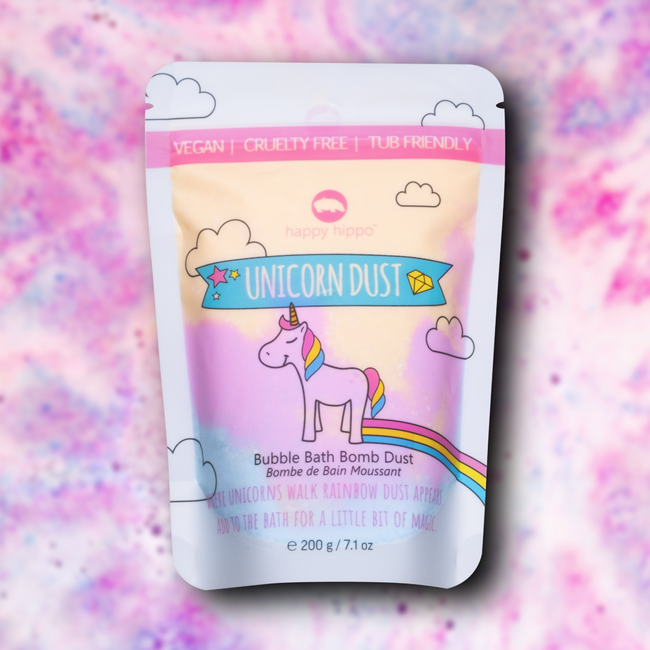 Happy Hippo Happy Hippo Bubble Bath Bomb Dust - Unicorn Dust