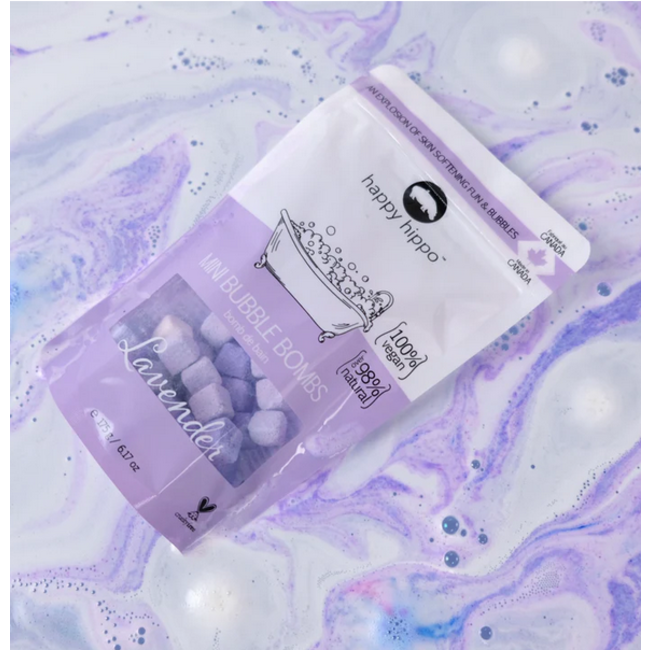 Happy Hippo Happy Hippo Mini Bath Bombs - Relaxation Lavender