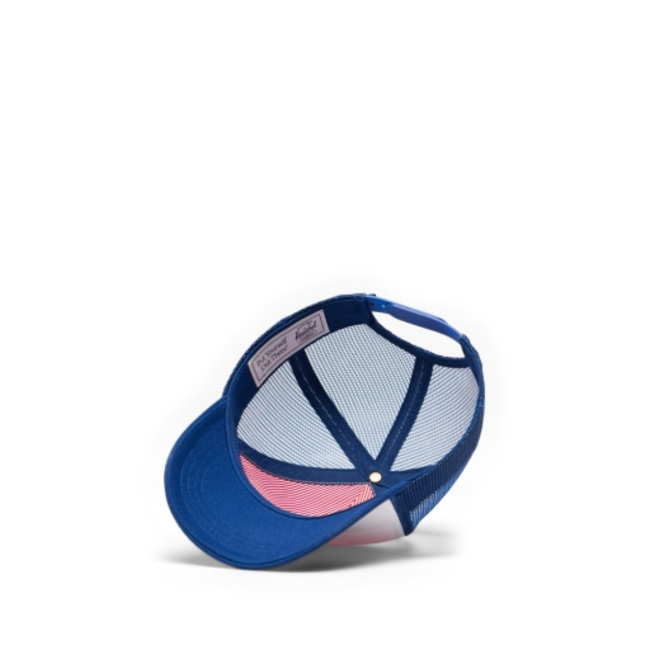 Herschel Whaler Cotton Mesh Toddler Cap 2-4 Years - Sodalite Blue/White