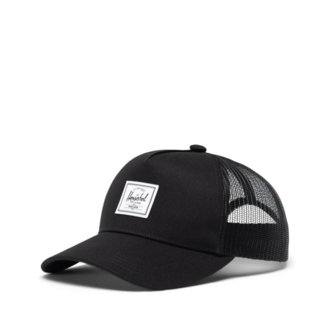 Herschel Whaler Cotton Mesh Kids Cap - Black