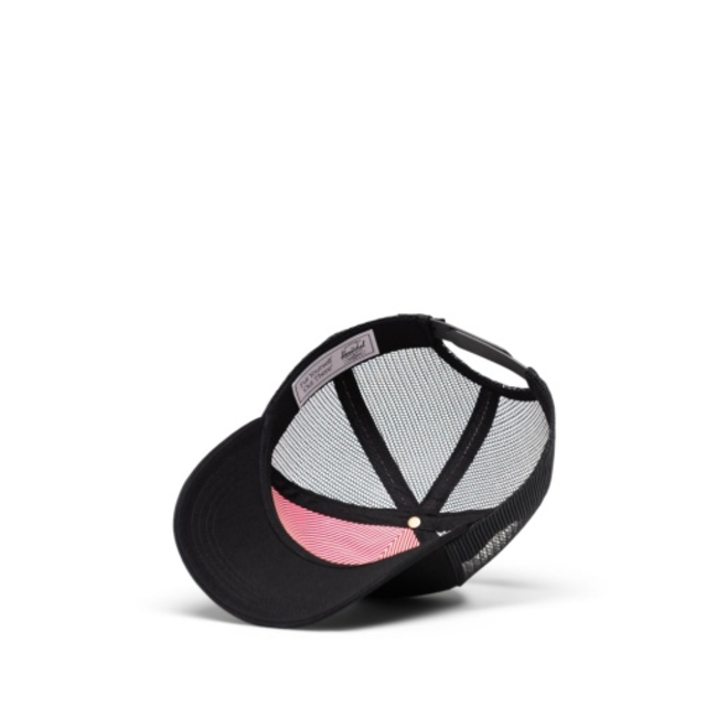 Herschel Whaler Cotton Mesh Kids Cap - Black