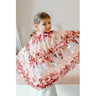 Great Pretenders Great Pretenders - The 5th Avenue Pailette Cape Pink Size 4-6