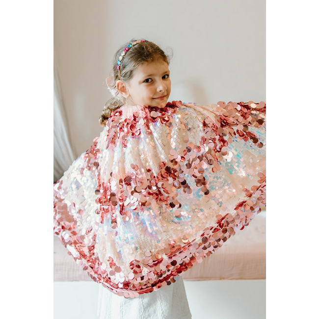 Great Pretenders The 5th Avenue Pailette Cape Pink Size 4-6