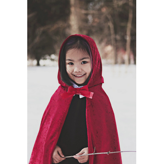 Great Pretenders Little Red Riding Hood Cape Size 5-6