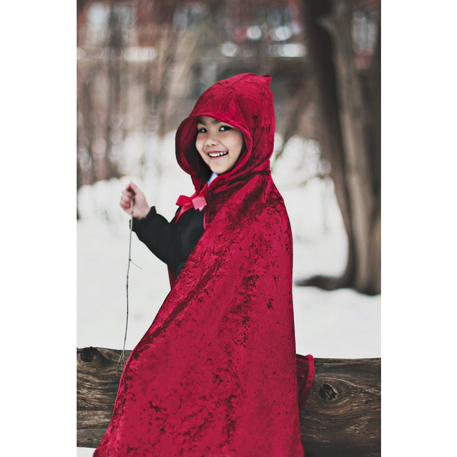 Great Pretenders Little Red Riding Hood Cape Size 5-6