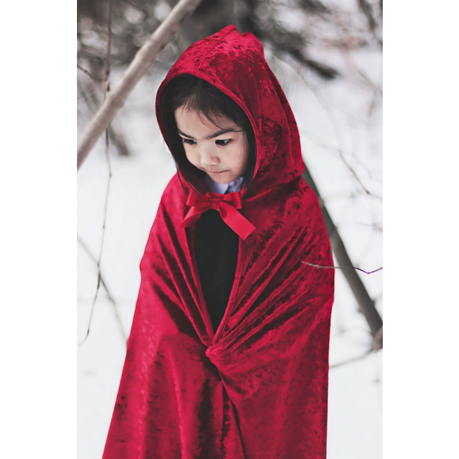 Great Pretenders Little Red Riding Hood Cape Size 5-6