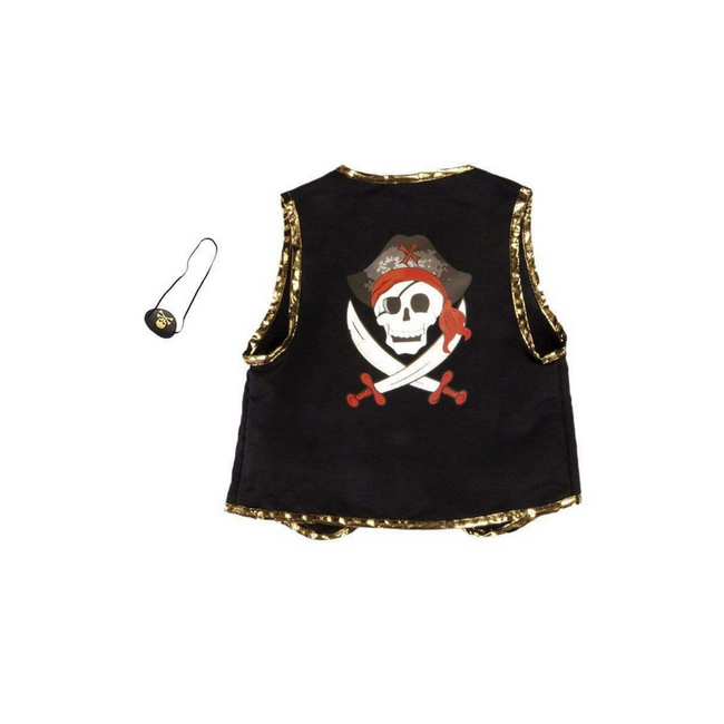 Great Pretenders Pirate Vest With Eye Patch