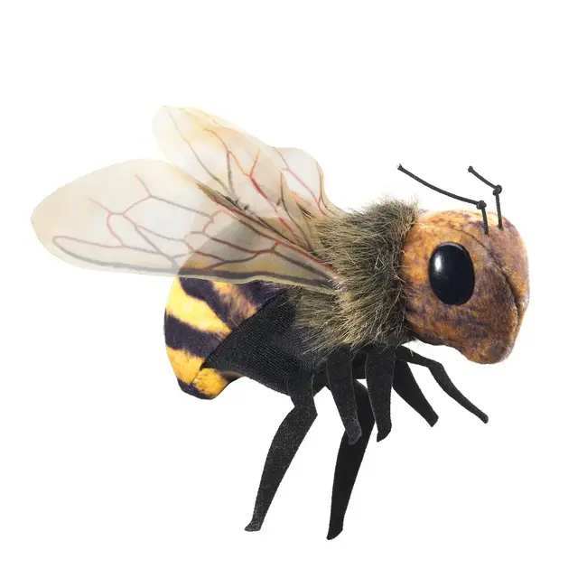 Fire the Imagination Folkmanis - Mini Bee Finger Puppet