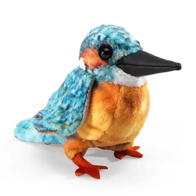 Fire the Imagination Folkmanis - Mini Common Kingfisher Finger Puppet