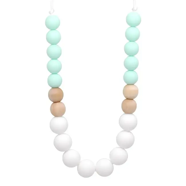 Glitter & Spice Necklace Anha- Green, White