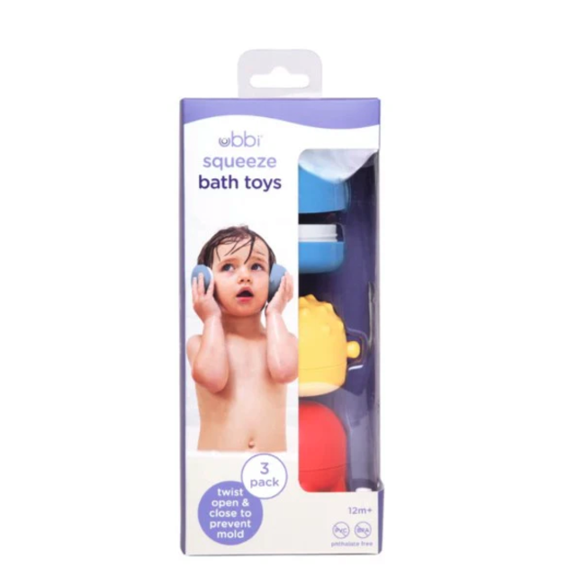 Ubbi Squeeze N' Switch Bath Toys