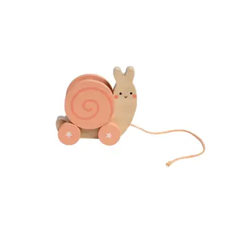 Pearhead- Wooden Snail Pull Toy