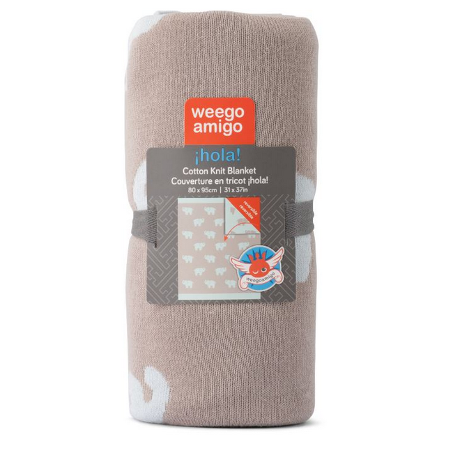 Weegoamigo - Hola Blanket - Elliot Elephant