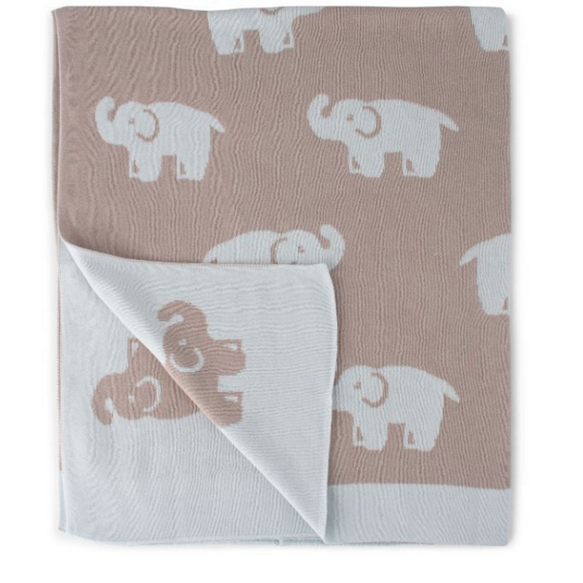 Weegoamigo - Hola Blanket - Elliot Elephant