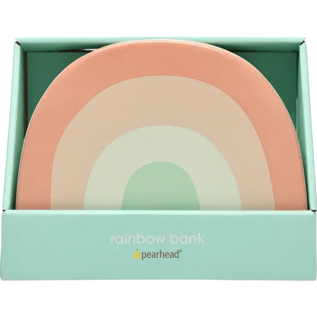 Pearhead Rainbow Ceramic Bank