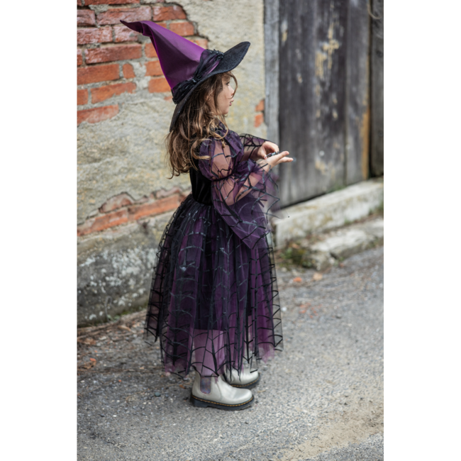 Great Pretenders Amethyst The Spider Witch Dress W/Hat  Size 5-6