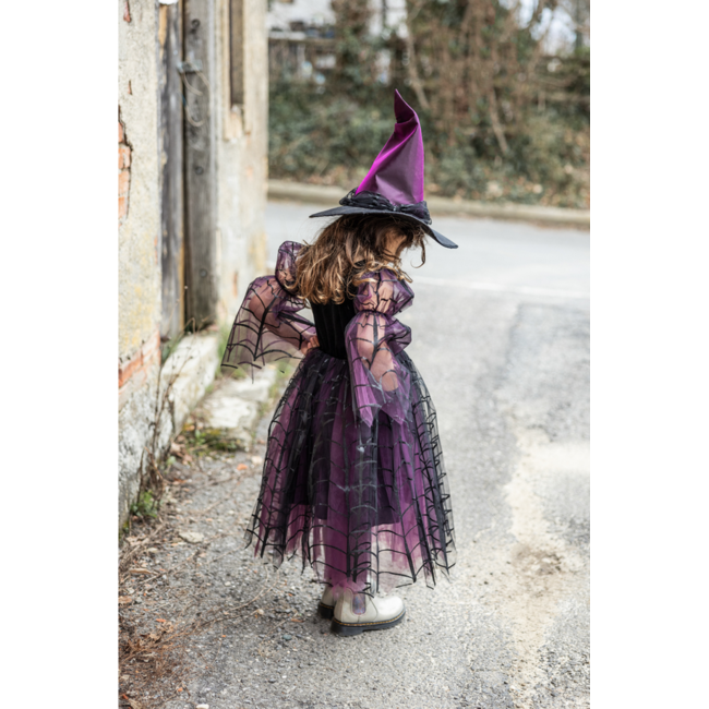 Great Pretenders Amethyst The Spider Witch Dress W/Hat  Size 5-6