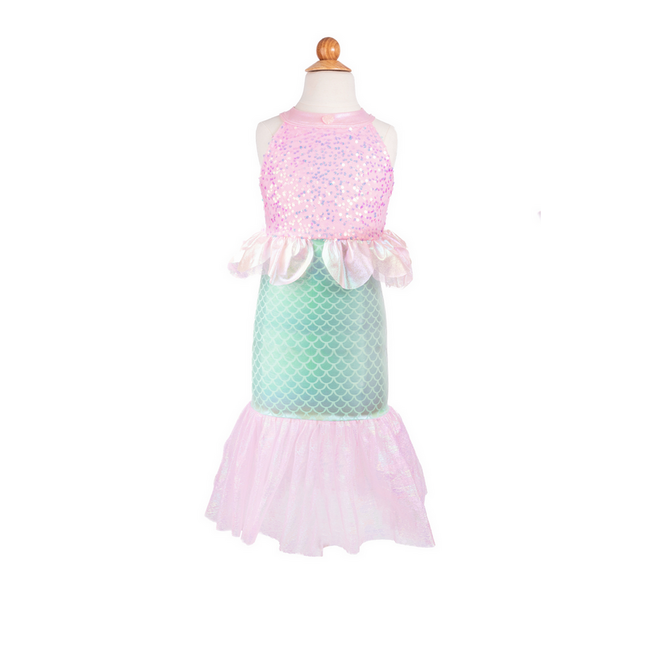 Great Pretenders Misty Mermaid Dress Pink Size 3-4