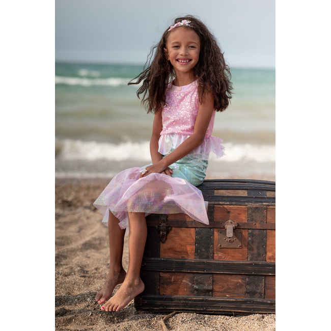 Great Pretenders Misty Mermaid Dress Pink Size 3-4