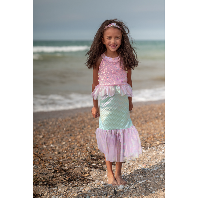 Great Pretenders Misty Mermaid Dress Pink Size 3-4