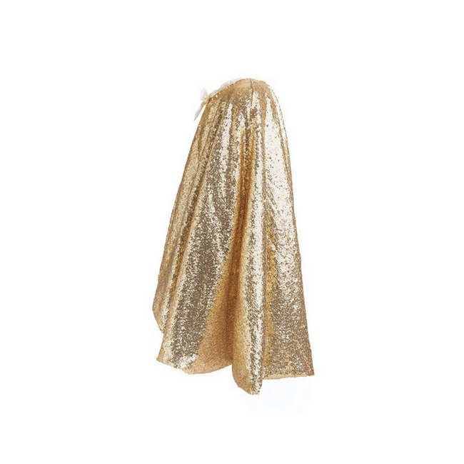 Great Pretenders Gracious Gold Sequins Cape  Size 5-6