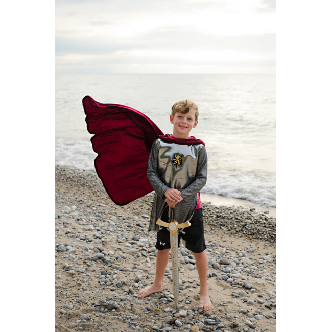 Great Pretenders Silver Knight W/ Cape  Size 5-6