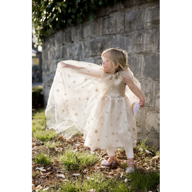 Great Pretenders Golden Glam Cape  Size 4-6