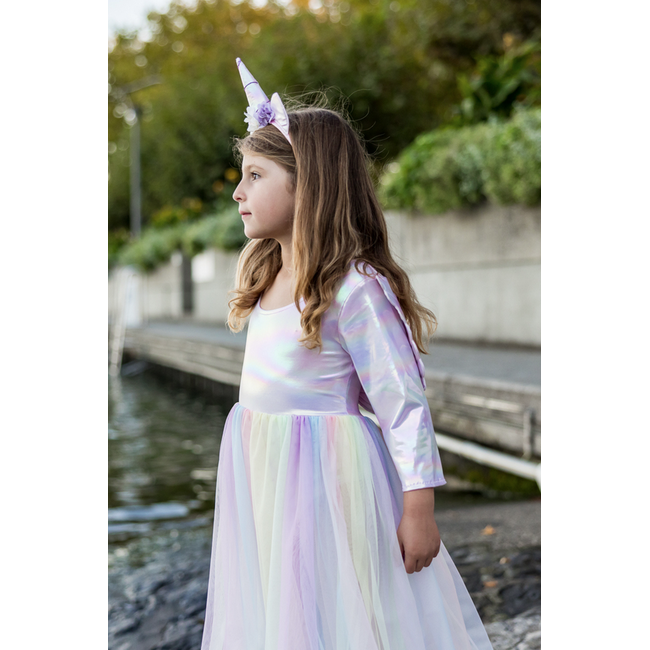Great Pretenders Alicorn Fairy Dress with  Wings & Headband