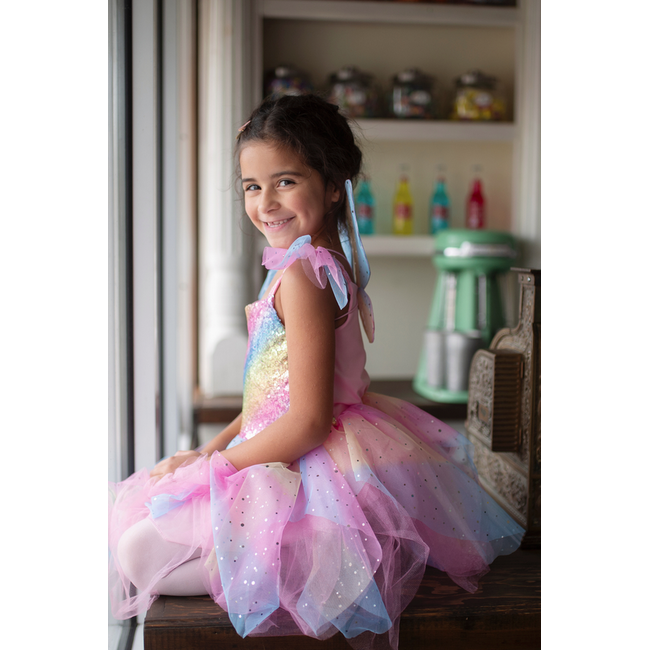 Great Pretenders Rainbow Fairy Dress & Wings
