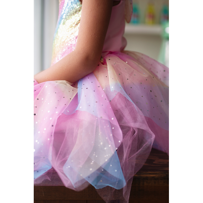 Great Pretenders Rainbow Fairy Dress & Wings
