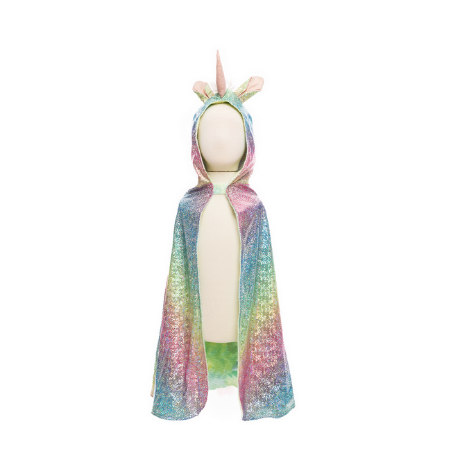 Great Pretenders Rainbow Reversible Unicorn Dragon Cape