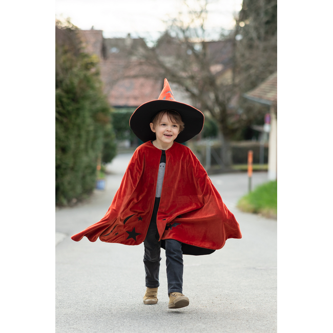 Great Pretenders Autum Embers Wizard Cape and Hat 4-6
