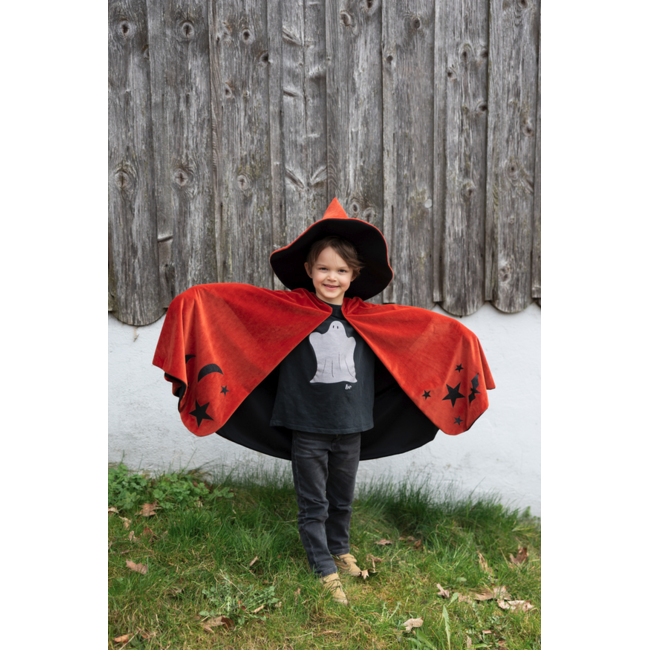 Great Pretenders Autum Embers Wizard Cape and Hat 4-6