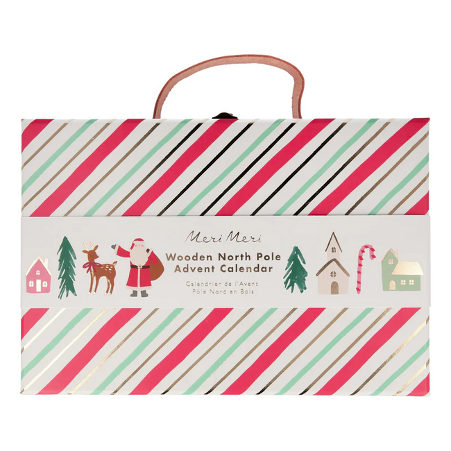 Meri Meri - Festive Village Wooden Advent Calendar