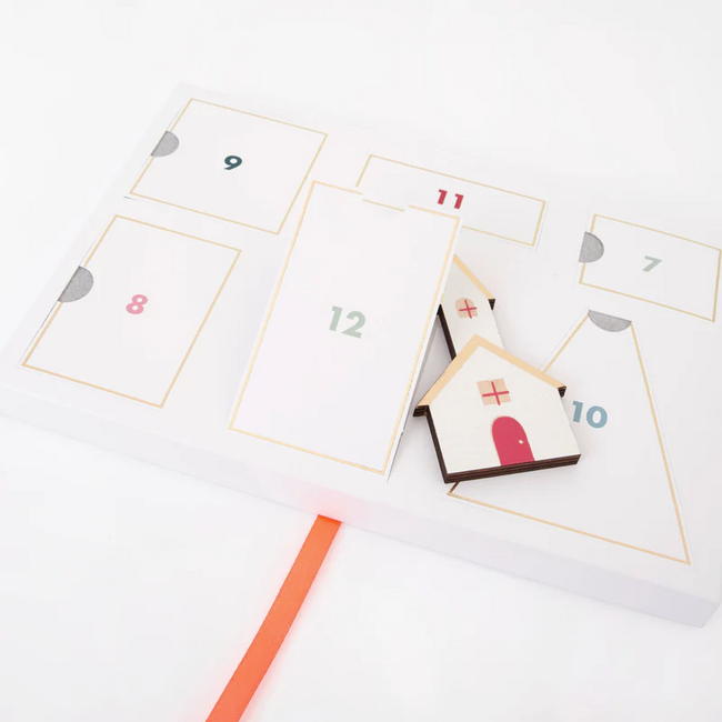 Meri Meri - Festive Village Wooden Advent Calendar