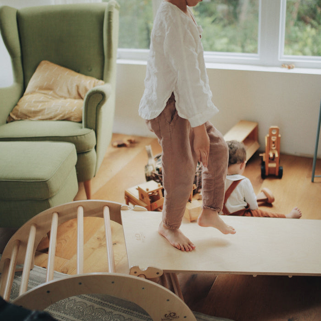 Fire the Imagination Kinderfeets - Pikler Rocking & Climbing Arch