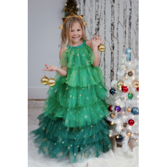 Great Pretenders Christmas Tree Dress & Headpiece