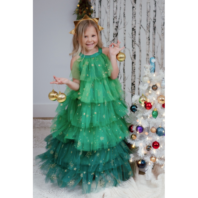 Great Pretenders Christmas Tree Dress & Headpiece