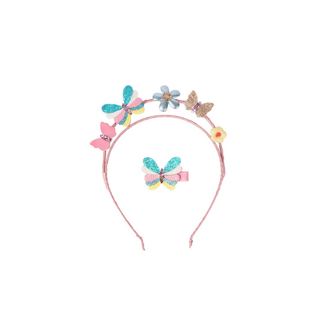 Great Pretenders Butterflies For Days Headband & Hair clip