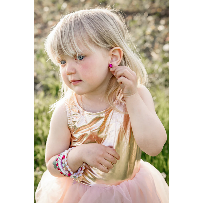 Great Pretenders Holiday PleatherTree Clip On Earrings 3 Pair